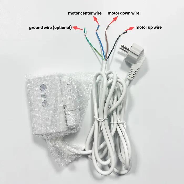 Nouvelle télécommande universelle à fil pour projecteur électrique, interrupteur de levage d'écran,