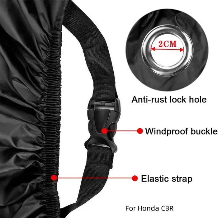 Juste de moto étanche pour scooter extérieur, protection UV, housse de pluie anti-poussière pour Hon