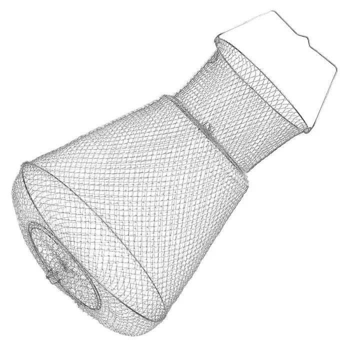 Garde-poisson en acier inoxydable, fil métallique, panier à poisson rétractable, panier à crabe, pan