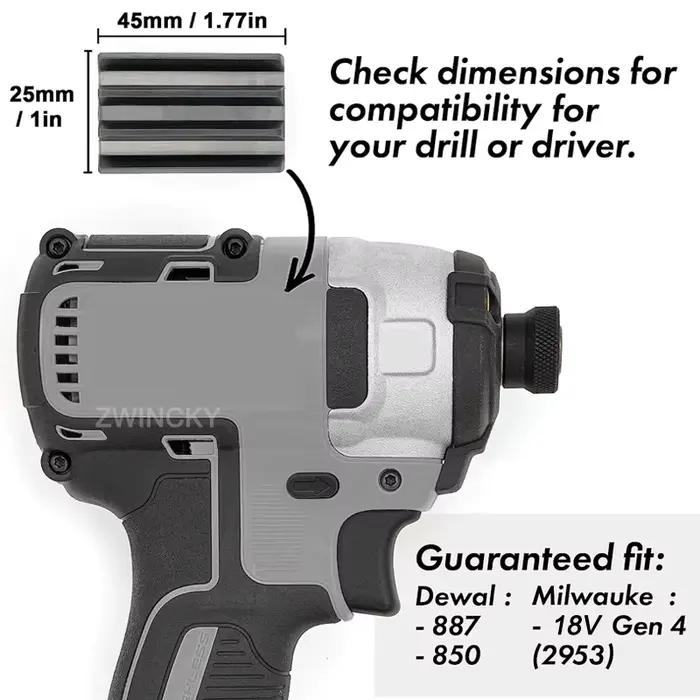 Support magnétique pour embouts de perceuse, pour visseuses à chocs Dewal/Milwaukee et perceuses éle