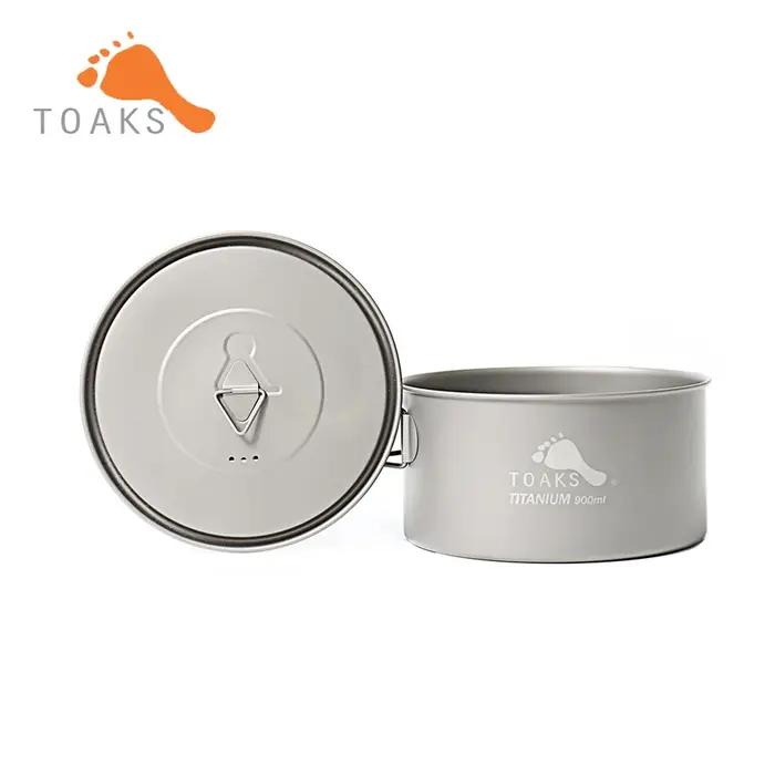 ustensiles de cuisine en titane pour camping et randonnée robuste bols et casseroles légers pour expéditions en plein air