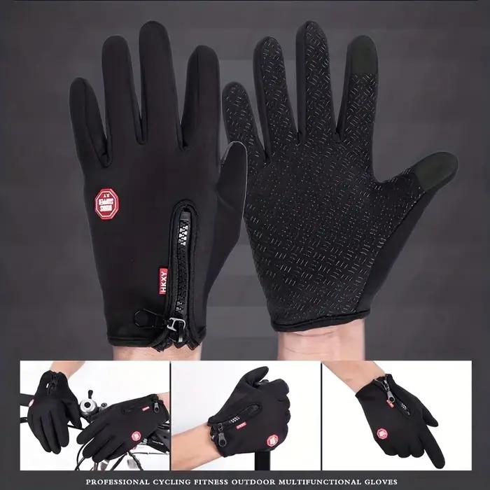 Gants d'hiver pour hommes et femmes, écran tactile, chauds, pour cyclisme en plein air, conduite, mo