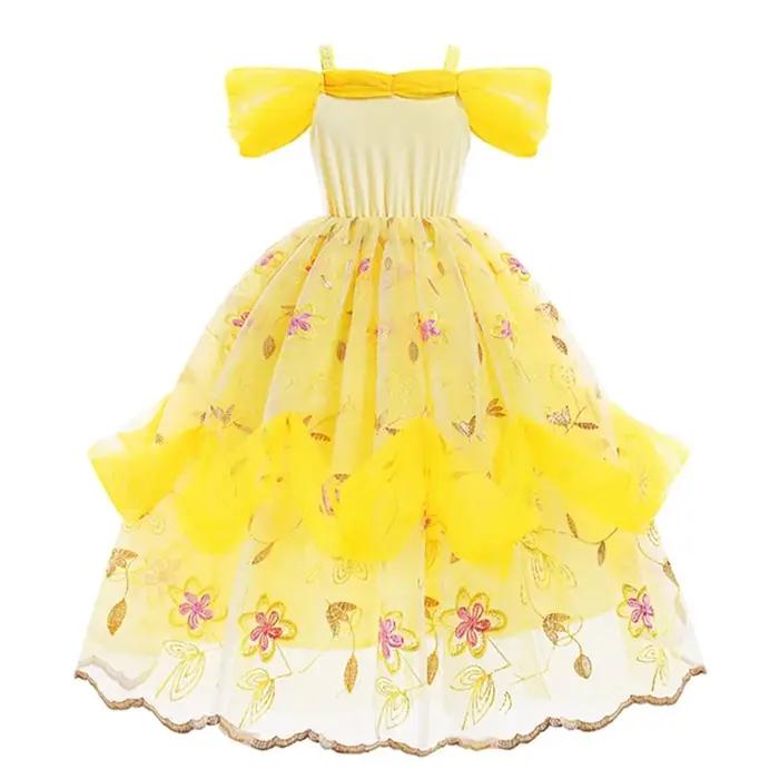 Costume de princesse Halloween Pepper pour enfants, robe de soirée cosplay, vêtements d'anniversaire