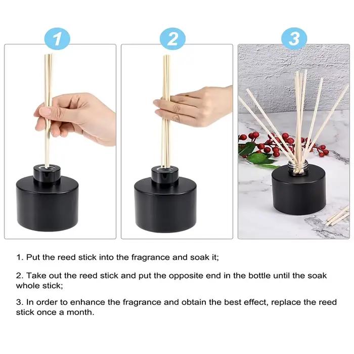 5-100 pièces 2-3.5mm Reed diffuseur bâton de remplacement bricolage à la main décor à la maison Extr