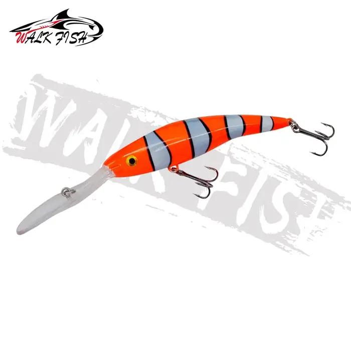 WALK FISH 1 pièces nouveau leurre de pêche méné longue langue conseil 14g/13.5 cm leurre en plastiqu