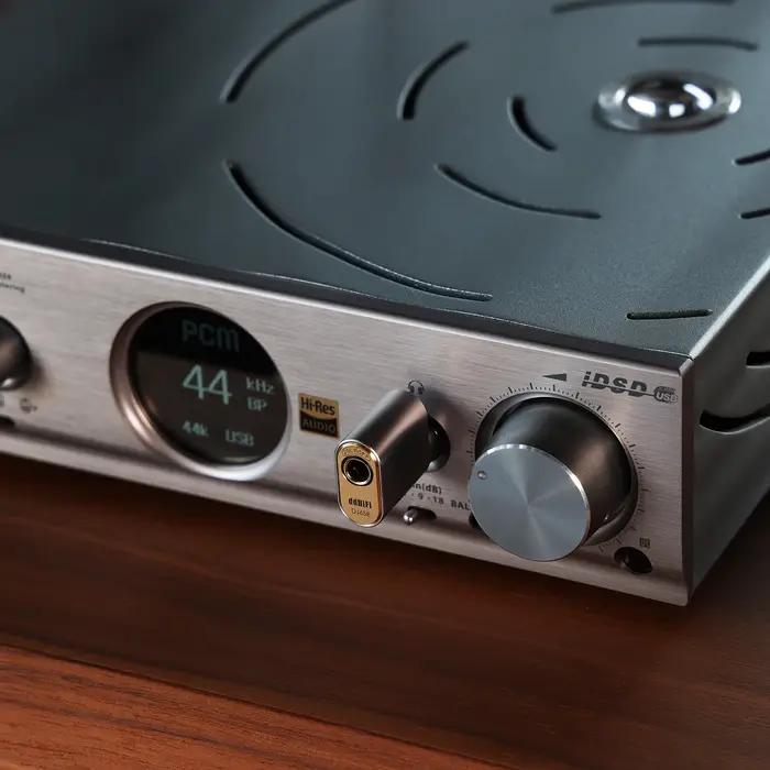 Adaptateur Audio DD ddHiFi DJ65B(AL) mâle 6.35mm à femelle 4.4mm pour appareils d'amplificateur de b