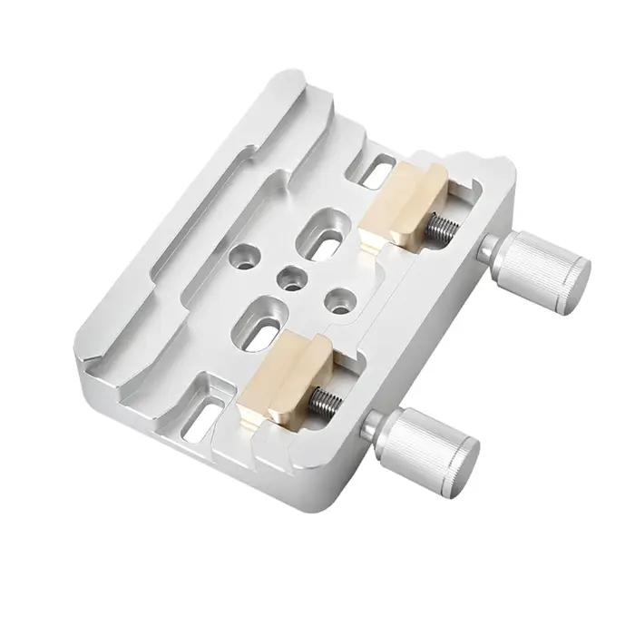 Accessoires de télescope d'équilibrage, argent, queue d'aronde large et étroite, rainure/plaque, dou