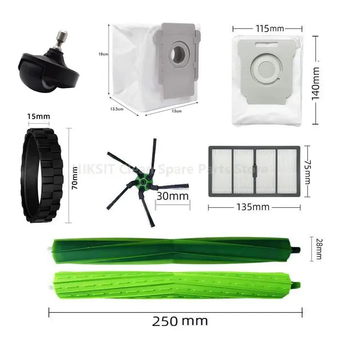 Accessoires pour aspirateur Robot iRobot Roomba S9 9150 / S9 + Plus 9550, filtre Hepa, brosse princi