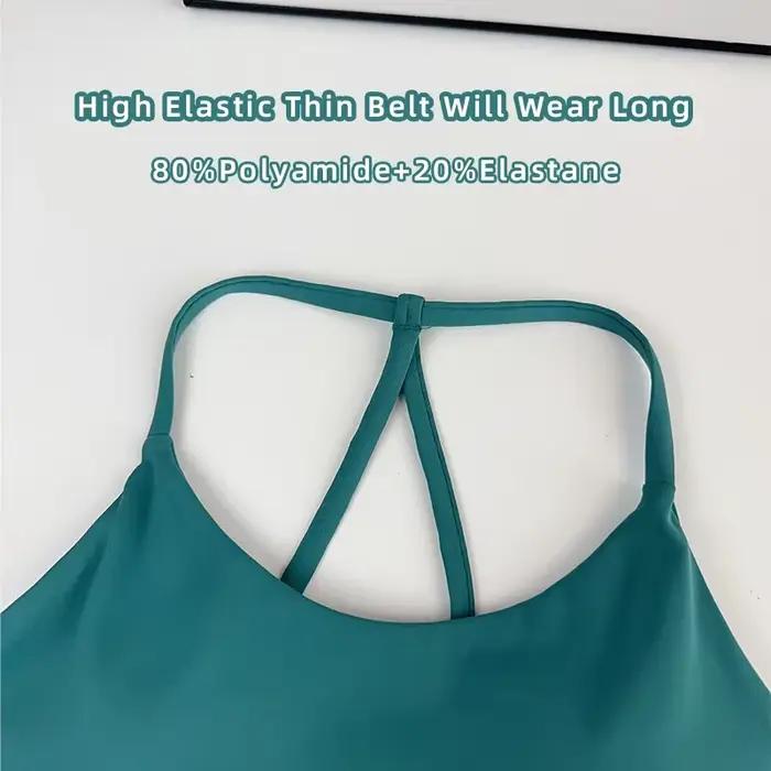 Soutien-gorge de sport femme sexy résistant aux chocs pour course à pied yoga Pilates séchage rapide