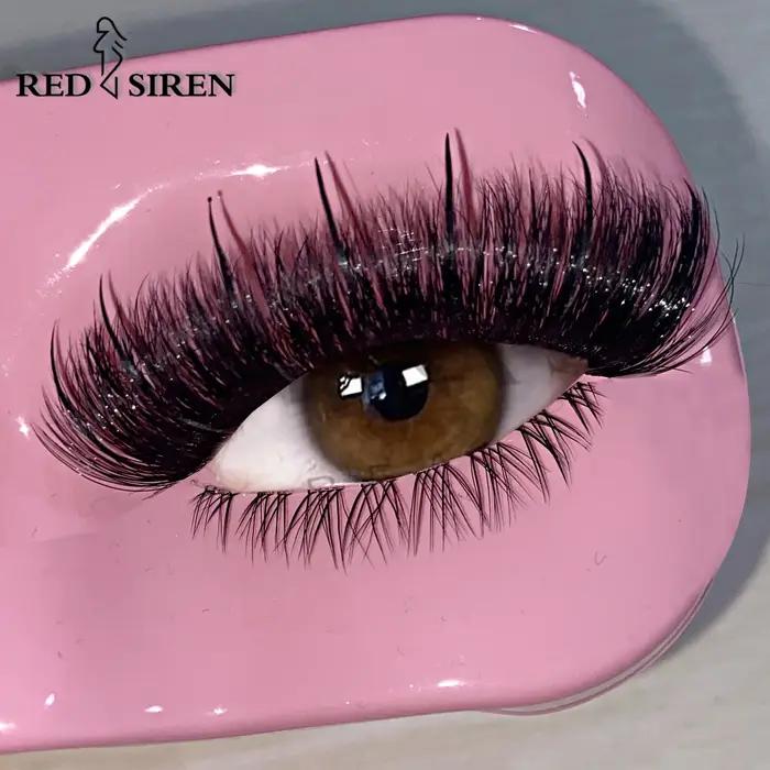 Nouveaux cils vaporeux et moelleux en Faux vison, vente en gros, marque privée russe C/D Curl, Exten