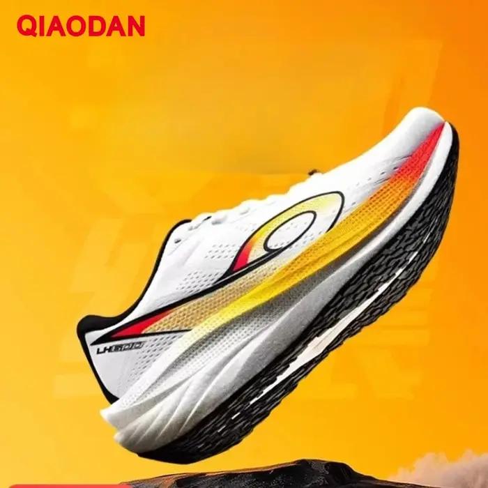 Chaussures de course QIAODAN LH600 pour homme 2025 – Baskets respirantes et légères à semelle épaiss