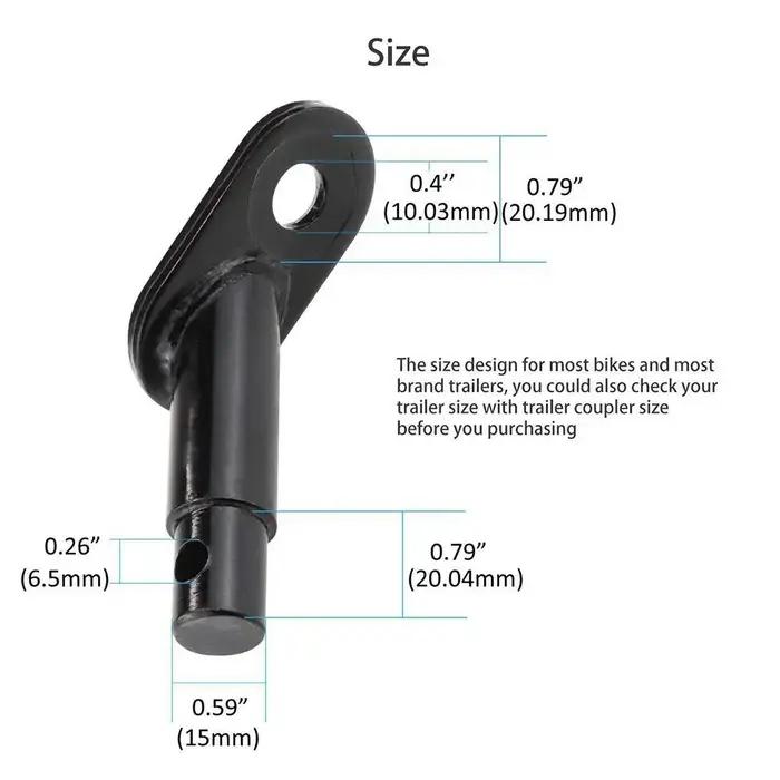 Attelegement de remorque pour vélo coupleur de remorque transport vélo accessoires cyclisme robuste durable multifonctionnel occasions spéciales