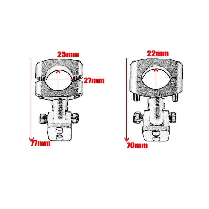 Supports de phares antibrouillard pour motos, 1 pièce, feux auxiliaires pour BMW R1200GS LC ADV R125