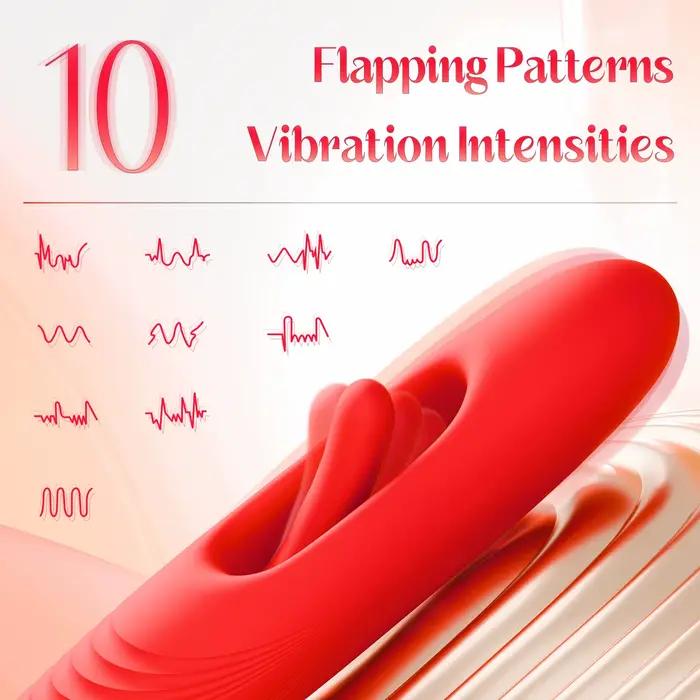 Vibromasseur gode léchant la langue pour femme, stimulateur de clitoris vaginal, masseur de point G,
