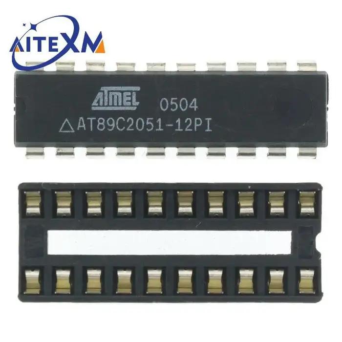 AT89C2051 Horloge électronique numérique 4 bits, suite de production électronique, kit de bricolage,