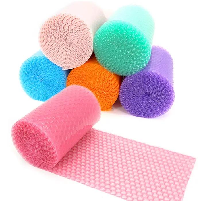 Emballage à bulles en forme de cœur, rose et bleu, 20cm x 5 mètres, emballage antichoc pour boîte à
