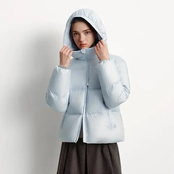 Semir blanc canard doudoune chaud mince femmes 2025 hiver léger décontracté mode manteau coupe ample