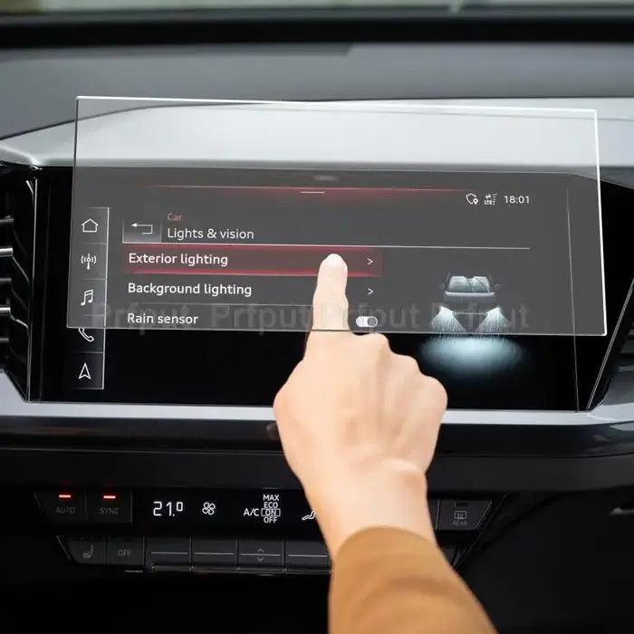 Film de protection d'écran en verre trempé pour Audi Q4 e-tron 2022, protecteur d'écran pour autorad