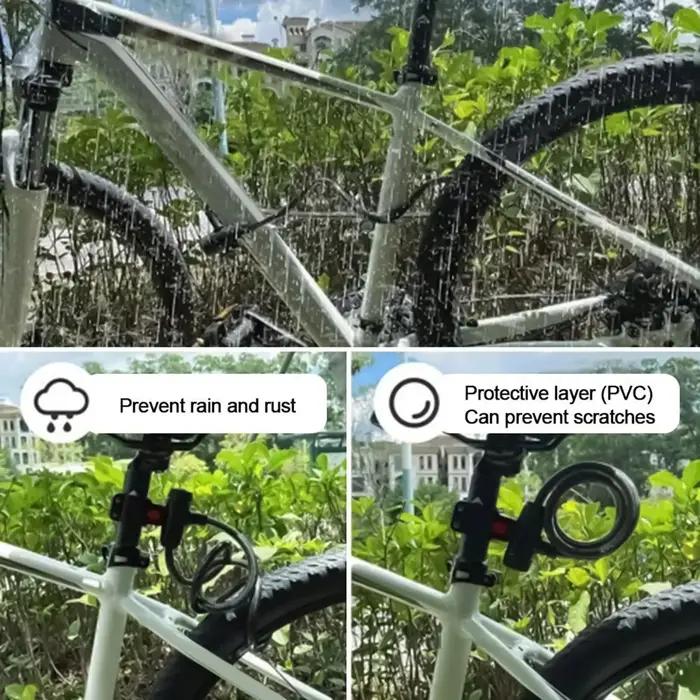 Antivol de vélo avec 2 clés - Câble de sécurité