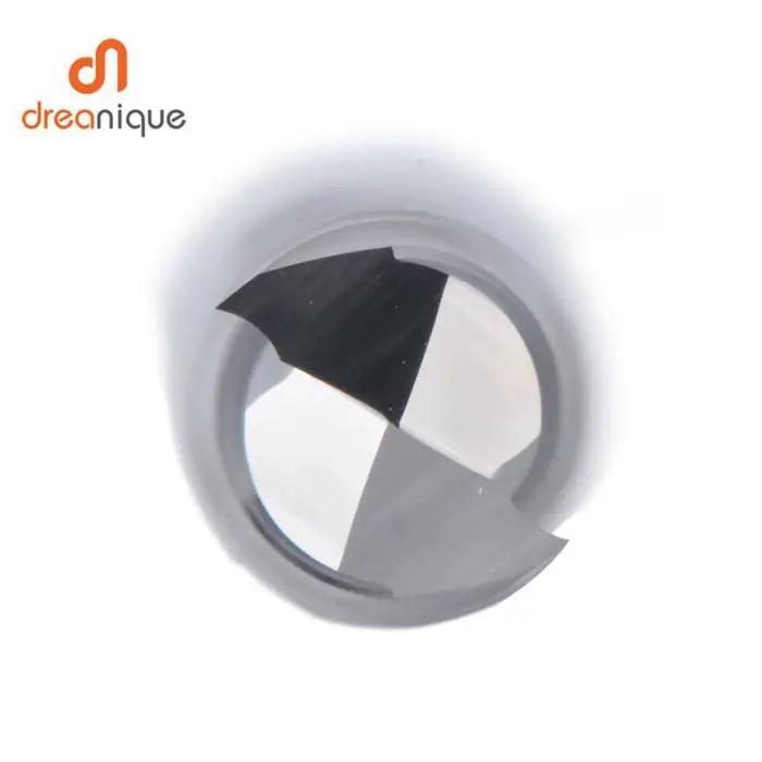 Dreanique-Fraise en carbure monobloc à 2 cannelures, fraise en bout en carbure, mèche de toupie en s