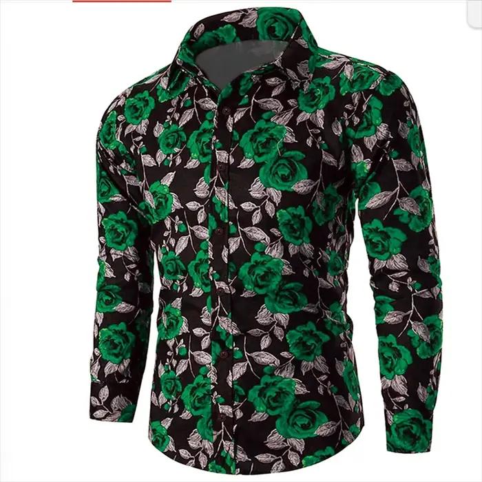 Saint Valentin motif Rose nouveauté décontracté hommes chemise vacances décontracté quotidien chemis