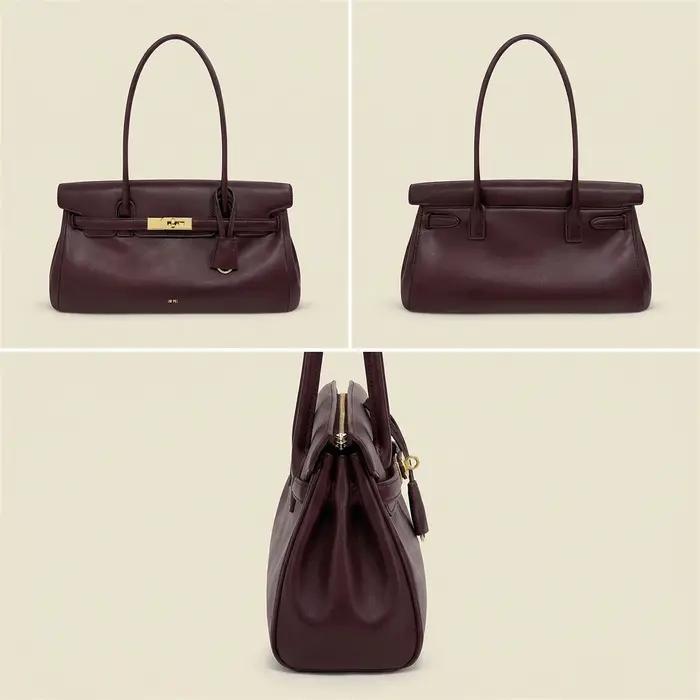 Sac sous le bras JW PEI Yara pour femme, sac à main tendance en cuir souple avec boucle de verrouill