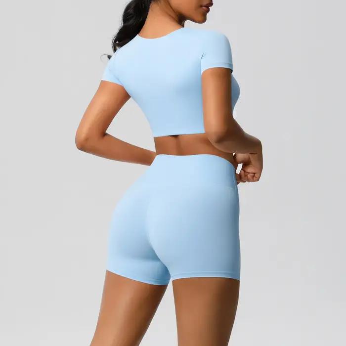 Vêtements de sport d'entraînement 2 pièces pièce femme vêtements actifs sport débardeur femmes gymna