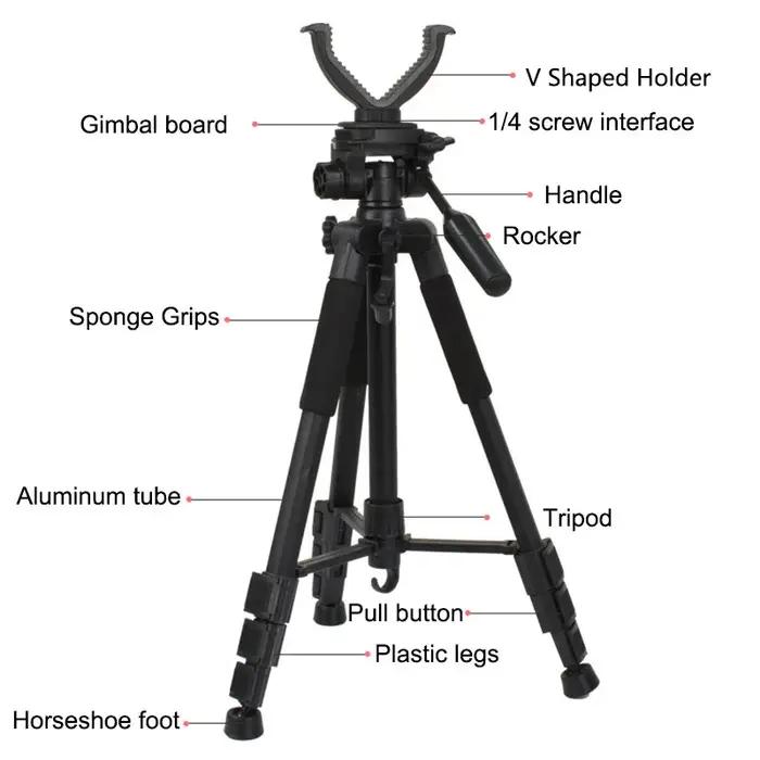 Trépied universel pour appareil photo, accessoires de chasse en plein air, support de bâtons de tir