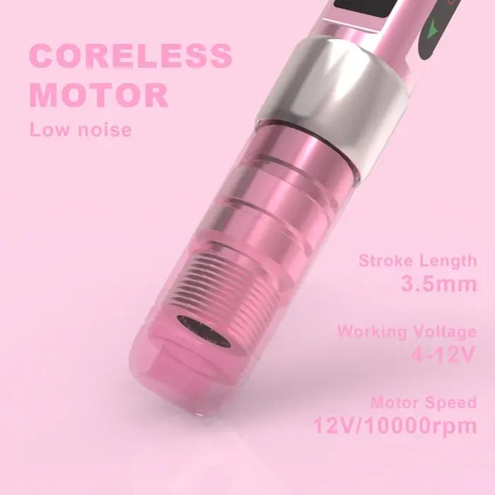 Machines à tatouer professionnelles avec batterie, pistolets à tatouer F6, moteur sans balais, sans