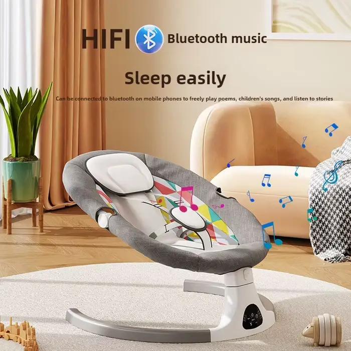 Chaise à bascule électrique pour bébé, panier de couchage électrique, chaise à bascule intelligente