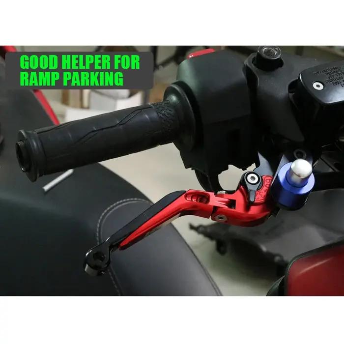 Accessoires de moto levier de frein bouton de stationnement interrupteur de verrouillage semi-automa