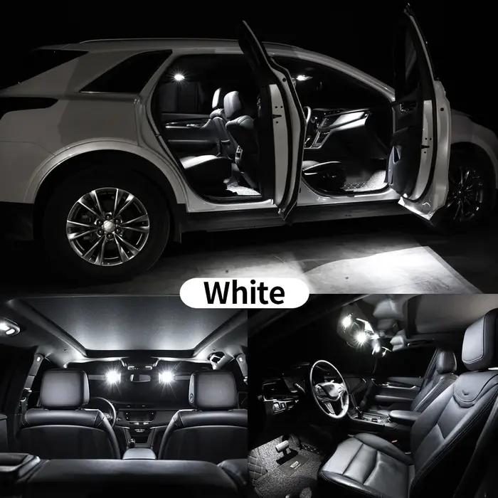 BADEYA-Kit d'ampoules de lecture Canbus White Brave Free, LED d'intérieur breton, Renault Clio 2, 3,