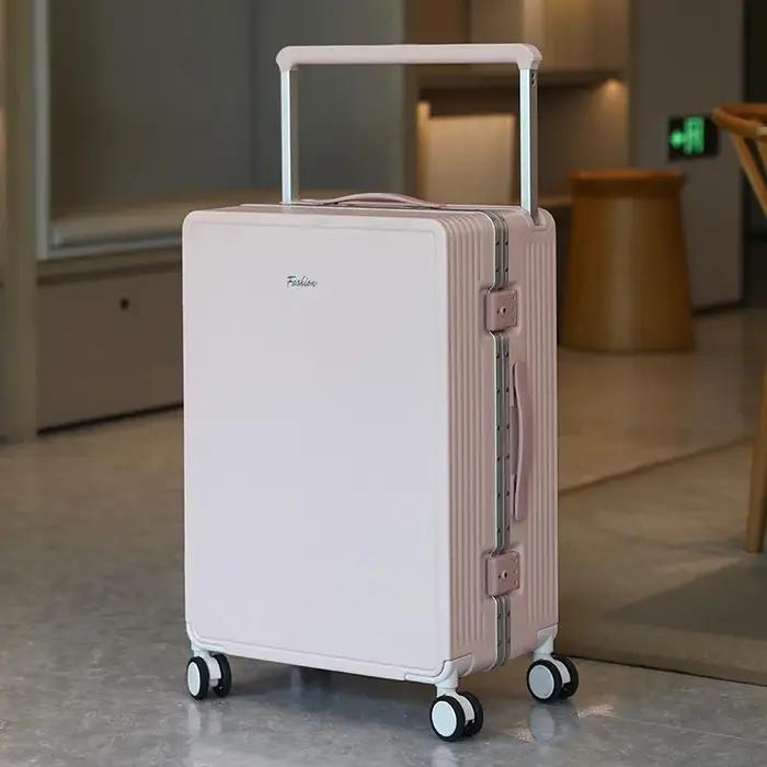Nouvelle valise de voyage haut de gamme 2026 à poignée télescopique large