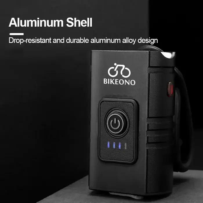 Lumière de vélo USB Rechargeable vtt lampe avant phare lampe de poche éclairage de vélo lampe de poc