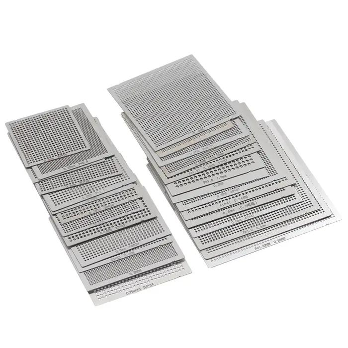 Pochoirs universels chauffés directement, modèle général BGA, pour puce SMT SMD, réparation et suppo