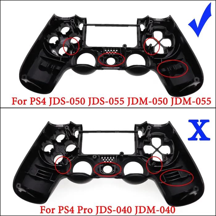 Coque supérieure en plastique dur avant et arrière pour Sony PS4 JDM-050 PS4 Pro, contrôleur JDM-055