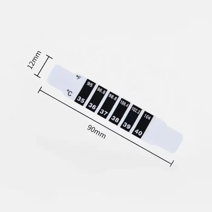 10/20 pièces front tête bande thermomètre eau lait thermomètre fièvre corps bébé enfant enfant Test