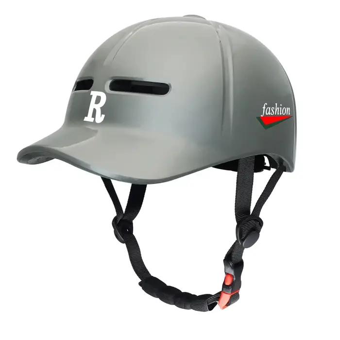 Casque de vélo électrique homme femme casquette de baseball scooter moto patinette sécurité style urbain polyvalent