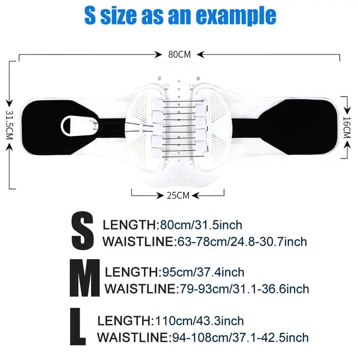 Ceinture de soutien lombaire avec système de poulie, attelle pour le bas du dos, ceinture dorsale po