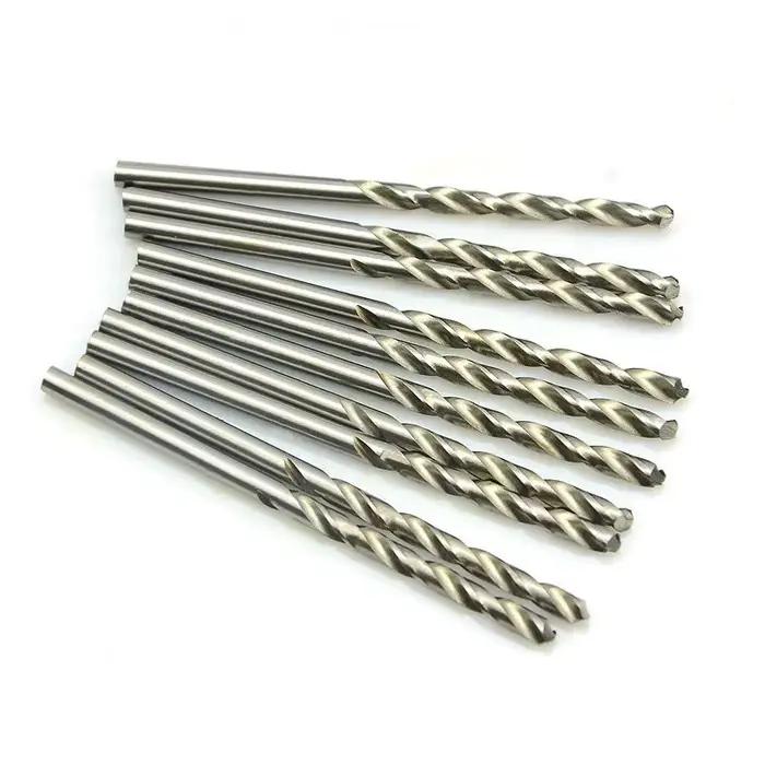 Forets hélicoïdaux HSS 10 pièces/boîte 0.5-3.2mm, Micro tige droite, foret électrique manuel en acie