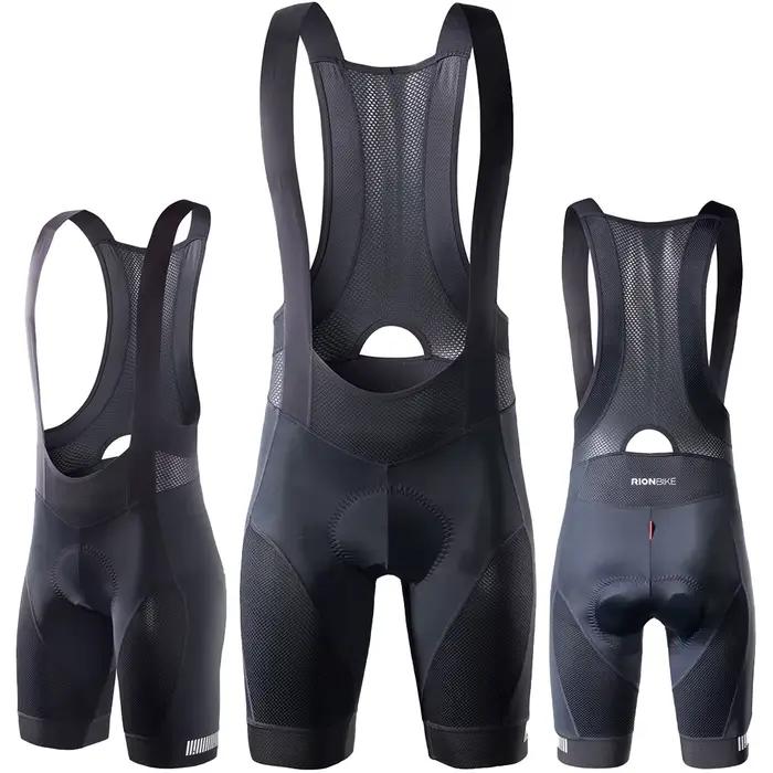 RION cyclisme bavoirs Shorts VTT respirant hommes rembourré vélo collants Triathlon homme Pro Licra