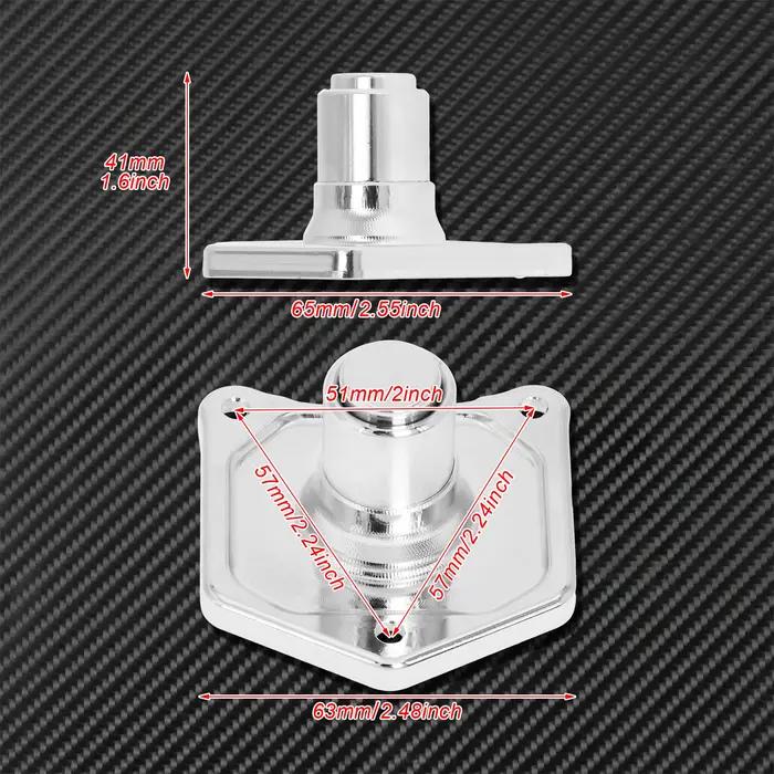 Couvercle de solénoïde chromé de moto, bouton poussoir de démarreur pour Harley Dyna Street Bob Fat