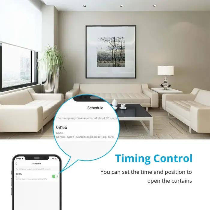 Zemismart – moteur de store électrique WiFi, moteur automatique pour Tube de 37mm 38mm, fonctionne a