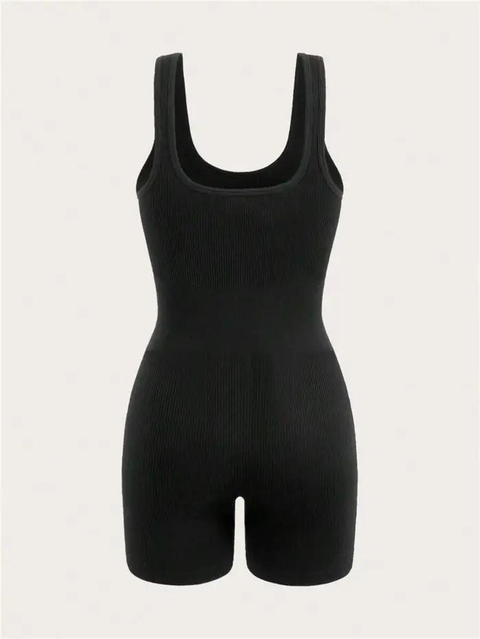 Body de yoga femme sans couture push-up - Vêtement fitness une pièce confortable pour séances sportives
