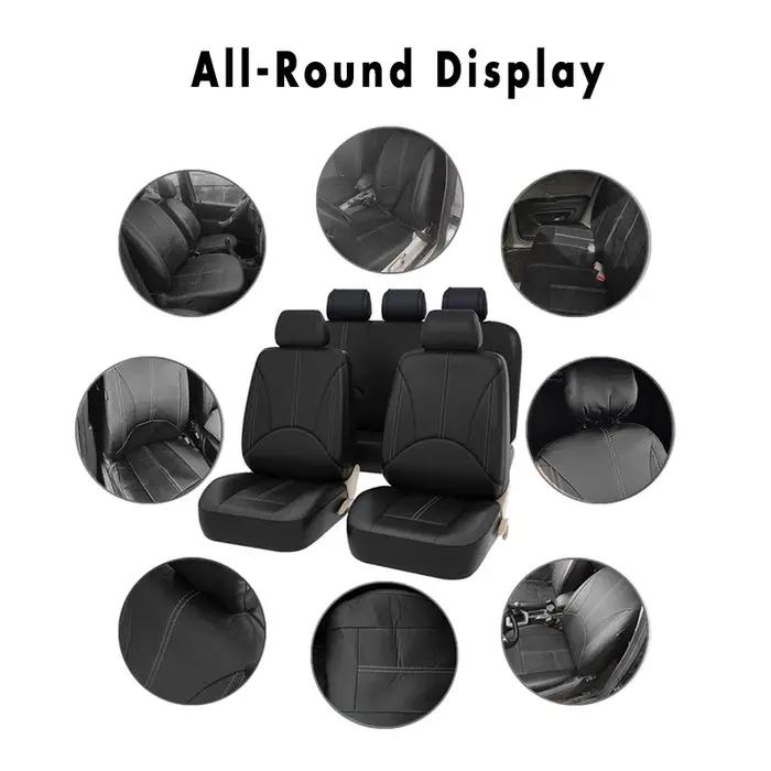 Housse de protection universelle pour siège de voiture, en cuir PU, accessoires automobiles, tapis d