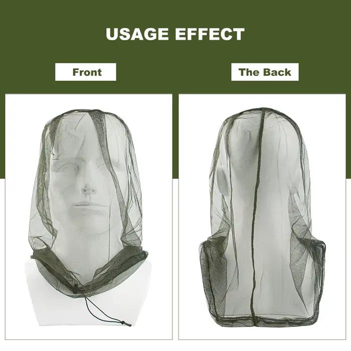 Filet de protection faciale Ultra Large et Long, 1 pièce, maille à trous Extra fins, doux et Durable