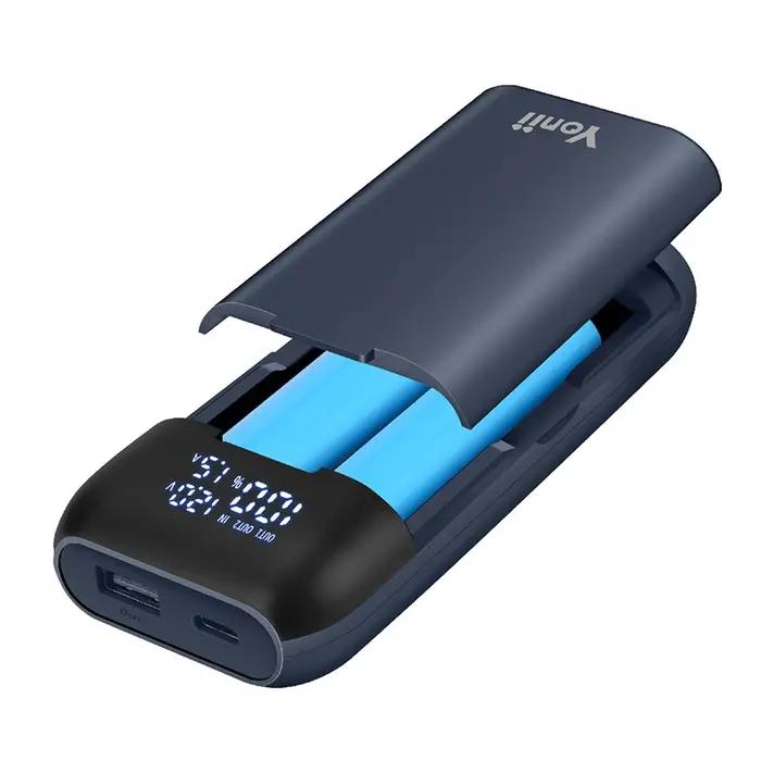 18650 boîtier de chargeur de batterie bricolage boîte de batterie externe QC3.0 PD 18W étui de charg