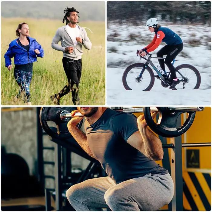 DAREVIE cyclisme jambières thermique polaire hiver cyclisme genou plus chaud Compression chaud demi