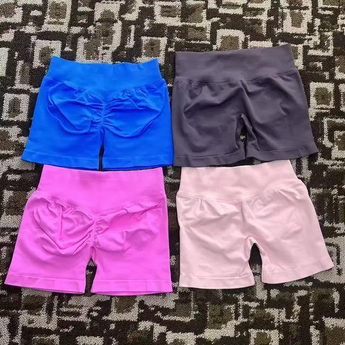 Shorts de sport pour femmes, shorts de cyclisme, shorts de yoga, leggings sans couture, taille haute