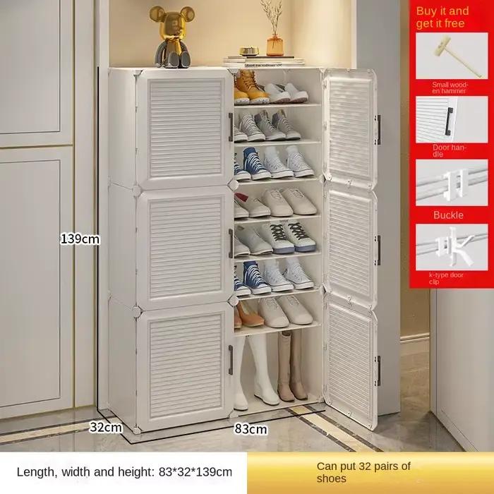 Armoire de rangement pour chaussures T1, petite entrée domestique simple, dortoir moderne, meubles d